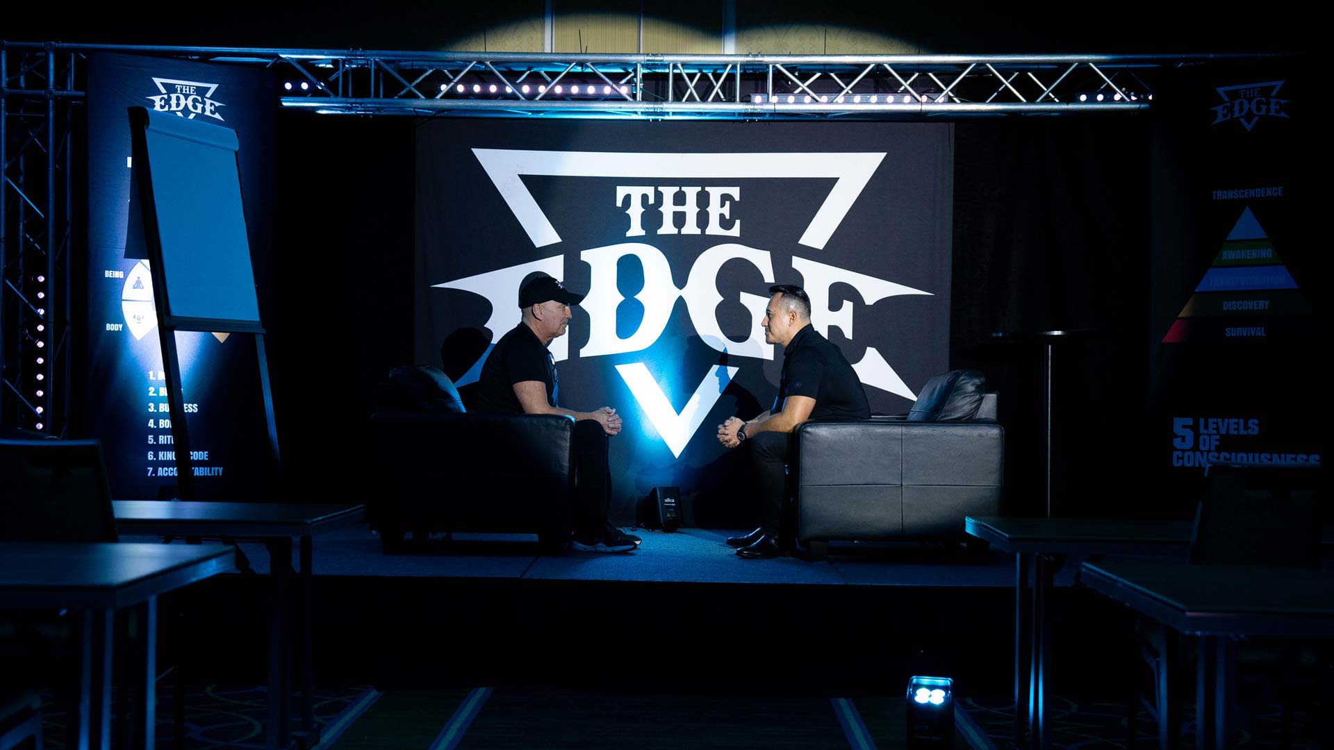 Raul coaching a businessman