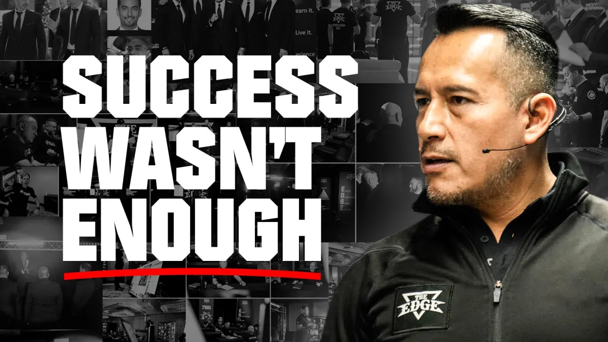 Raul Villacis how men breakthrough the tunnel and find purpose